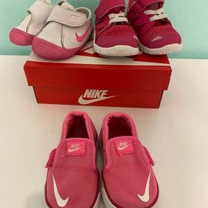 Lot of Baby/Toddler size 3 nike shoes